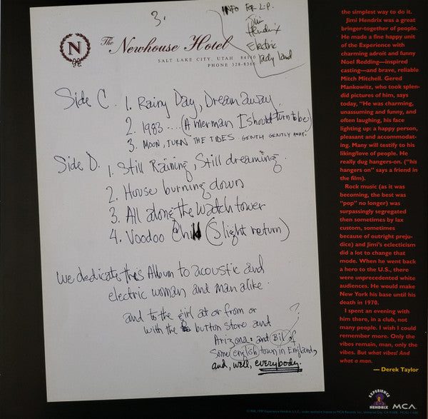 The Jimi Hendrix Experience - Electric Ladyland