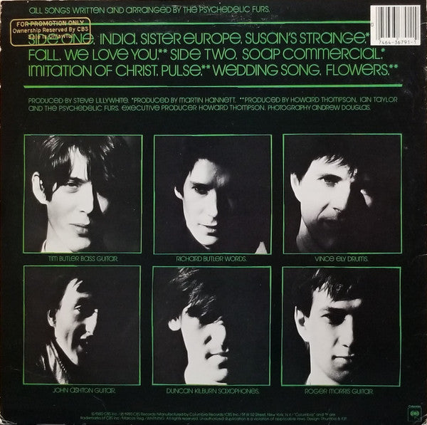 The Psychedelic Furs - The Psychedelic Furs