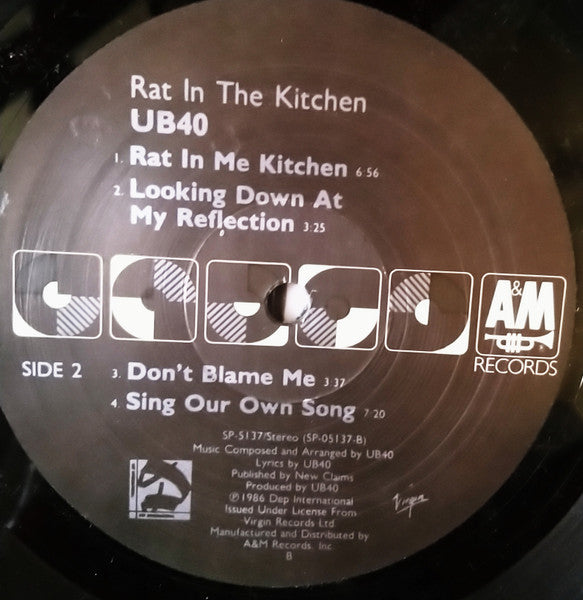 UB40 - Rat In The Kitchen