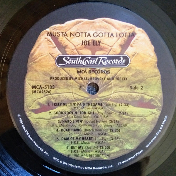 Joe Ely - Musta Notta Gotta Lotta