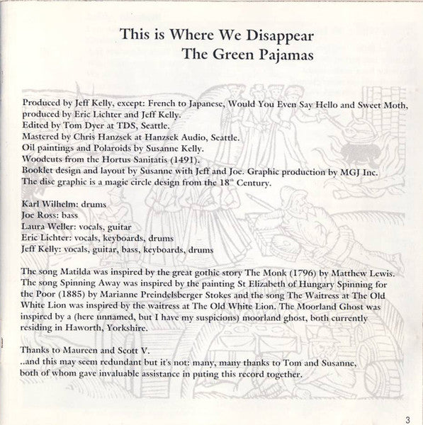 The Green Pajamas - This Is Where We Disappear