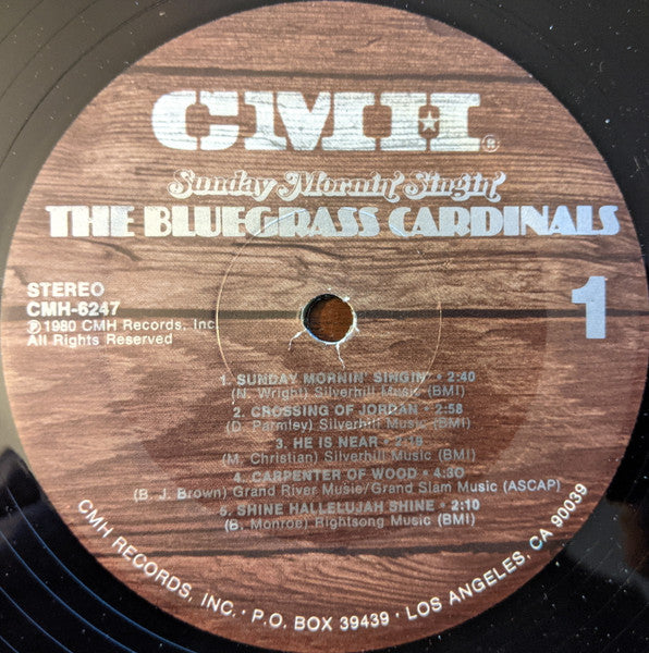 The Bluegrass Cardinals - Sunday Mornin' Singin'