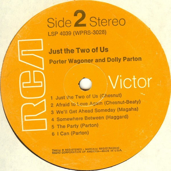 Porter Wagoner And Dolly Parton - Just The Two Of Us