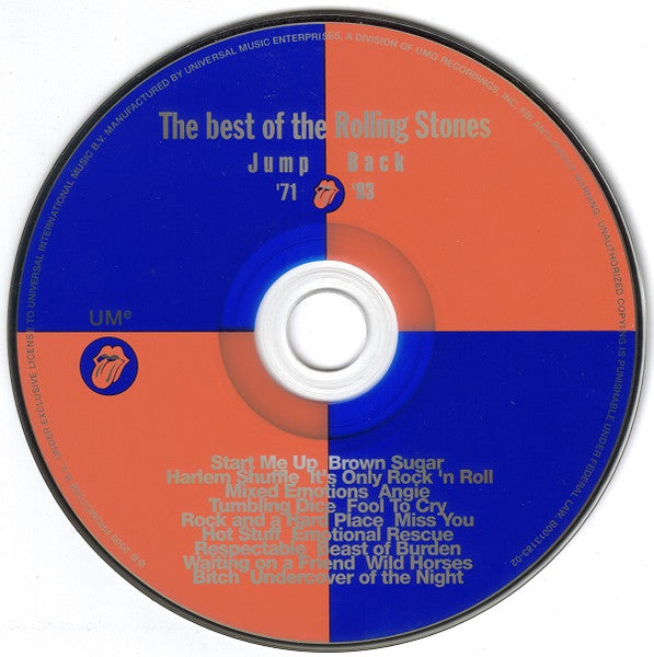 The Rolling Stones - Jump Back (The Best Of The Rolling Stones '71 - '93)