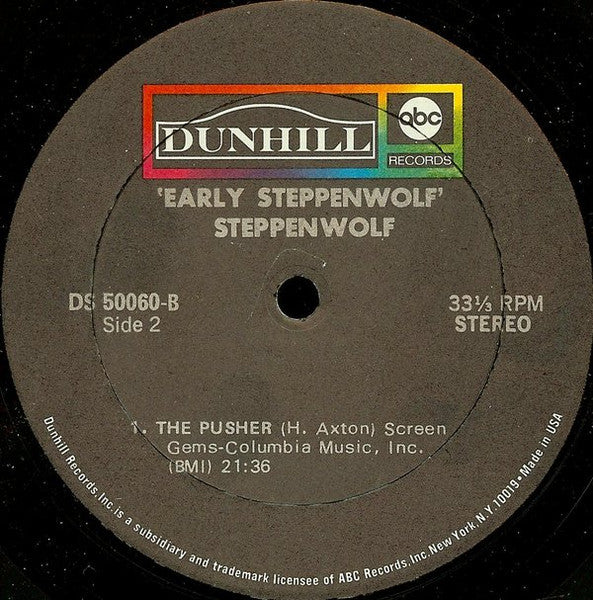 Steppenwolf - Early Steppenwolf