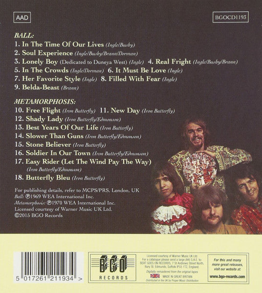 Iron Butterfly - Ball / Metamorphosis