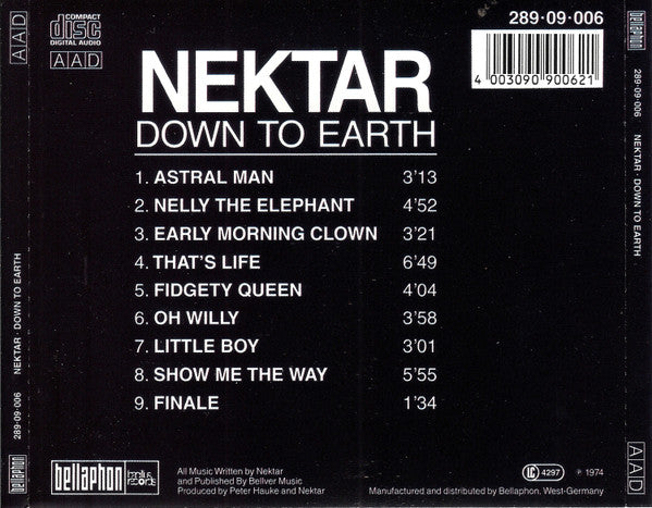 Nektar - Down To Earth
