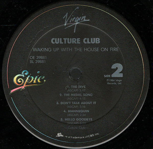 Culture Club - Waking Up With The House On Fire