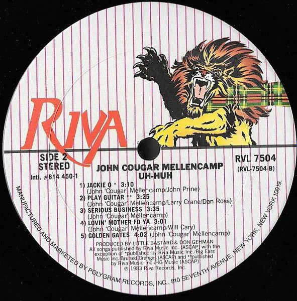 John Cougar Mellencamp - Uh-Huh