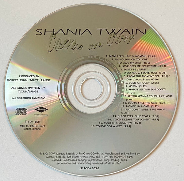 Shania Twain - Come On Over