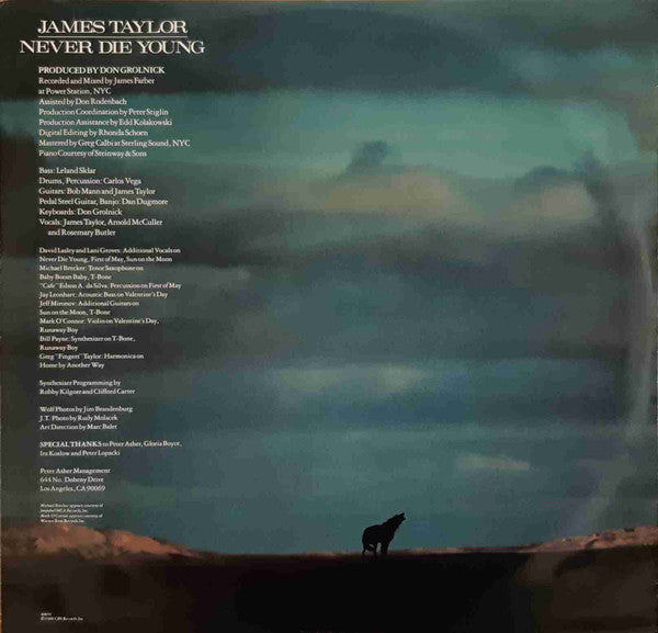 James Taylor (2) - Never Die Young