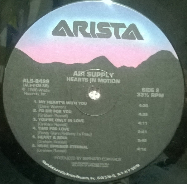Air Supply - Hearts In Motion