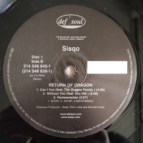 Sisqo - Return Of Dragon