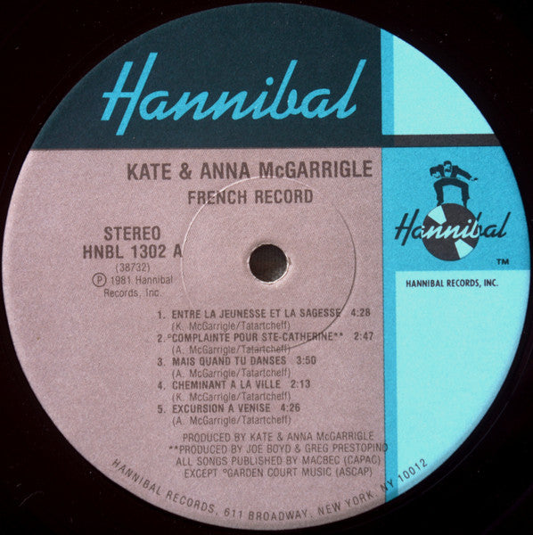 Kate & Anna McGarrigle - French Record