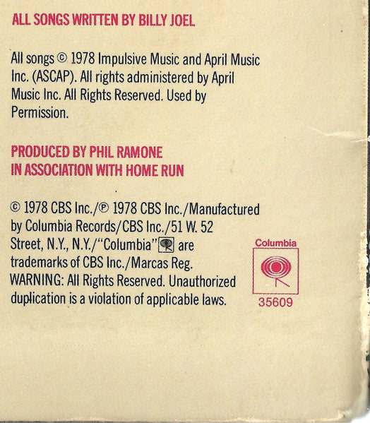 Billy Joel - 52nd Street