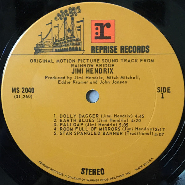 Jimi Hendrix - Rainbow Bridge / Original Motion Picture Sound Track