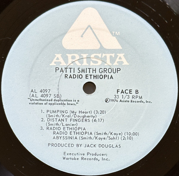 Patti Smith Group - Radio Ethiopia