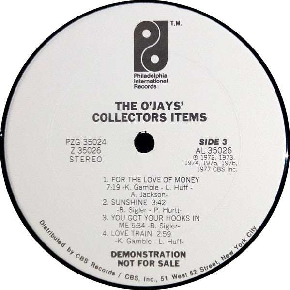 The O'Jays - The O'Jays' Collectors' Items