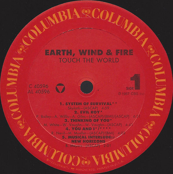 Earth, Wind & Fire - Touch The World