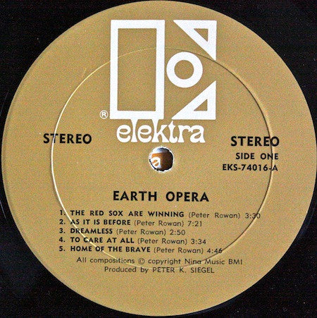 Earth Opera - Earth Opera