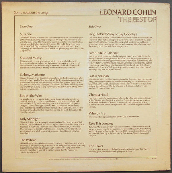 Leonard Cohen - The Best Of