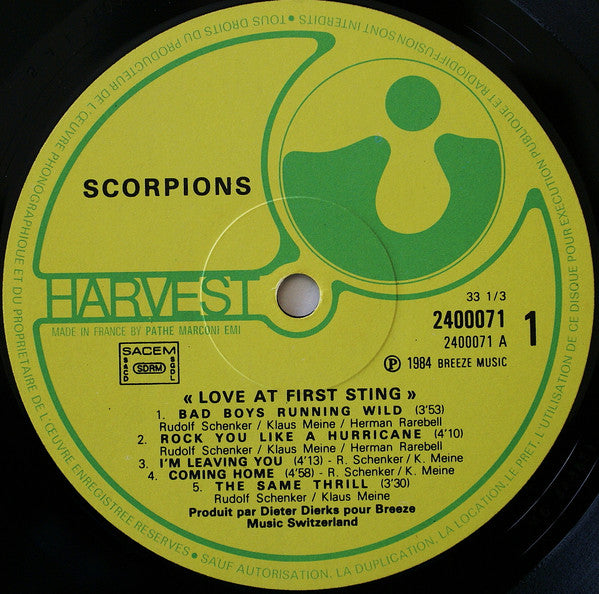 Scorpions - Love At First Sting