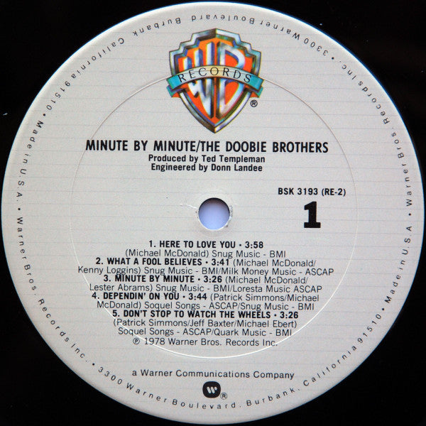 The Doobie Brothers - Minute By Minute