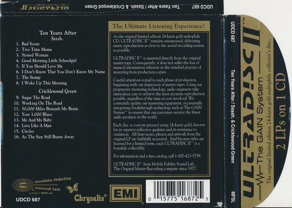 Ten Years After - Ssssh. & Cricklewood Green