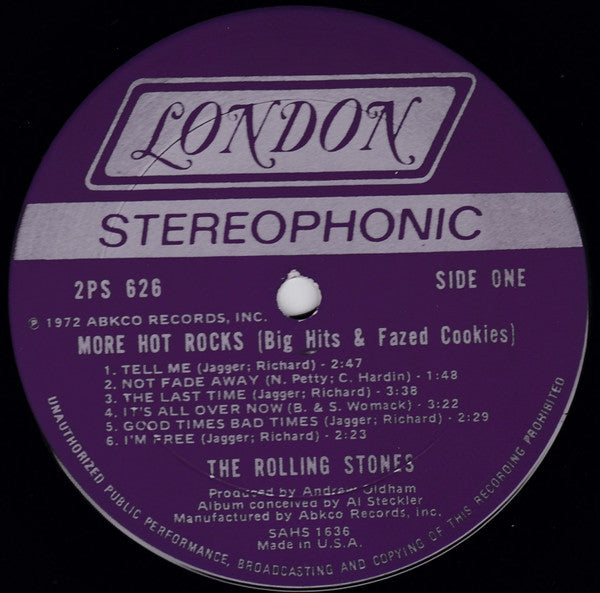 The Rolling Stones - More Hot Rocks (Big Hits & Fazed Cookies)