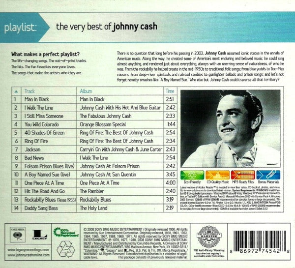 Johnny Cash - Playlist: The Very Best Of Johnny Cash