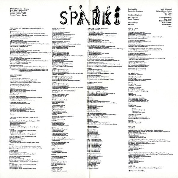 Sparks - Kimono My House