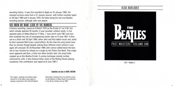 The Beatles - Past Masters • Volume Two