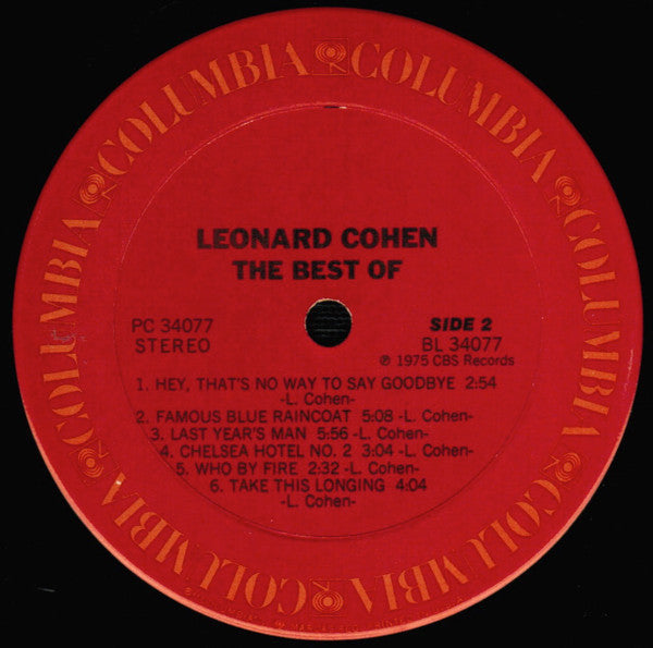 Leonard Cohen - The Best Of