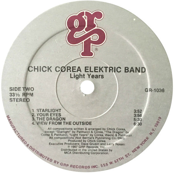 The Chick Corea Elektric Band - Light Years