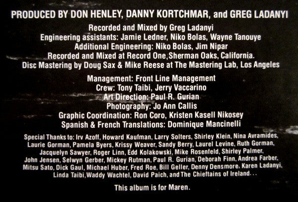 Don Henley - I Can't Stand Still