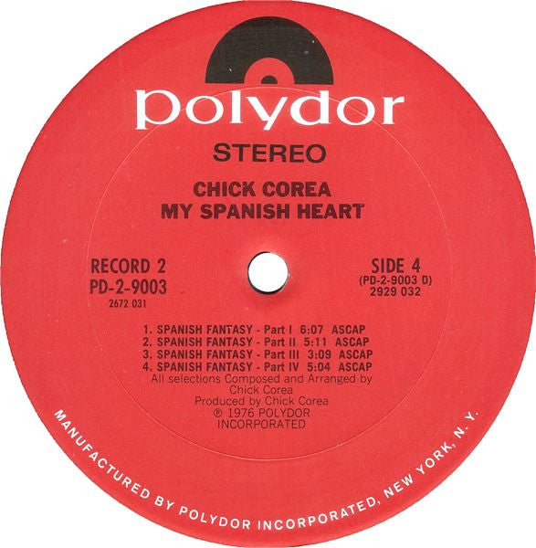 Chick Corea - My Spanish Heart