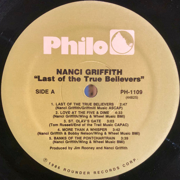 Nanci Griffith - The Last Of The True Believers