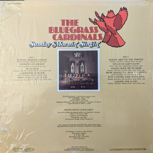 The Bluegrass Cardinals - Sunday Mornin' Singin'