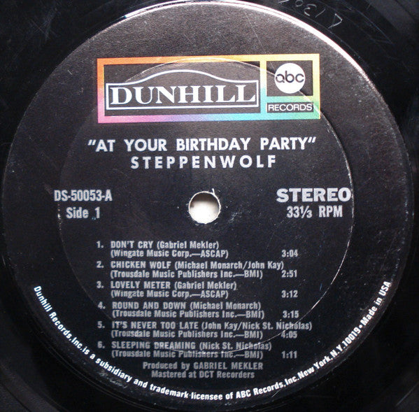 Steppenwolf - At Your Birthday Party