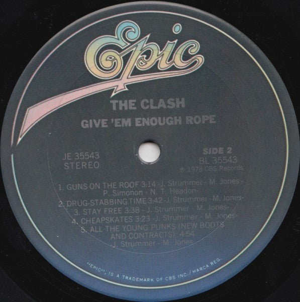 The Clash - Give 'Em Enough Rope