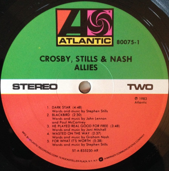 Crosby, Stills & Nash - Allies