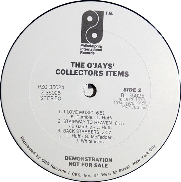 The O'Jays - The O'Jays' Collectors' Items