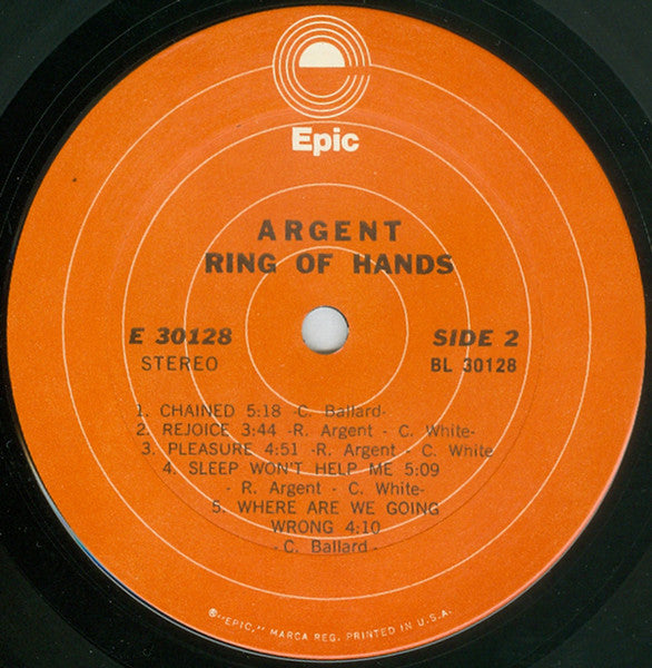 Argent - Ring Of Hands