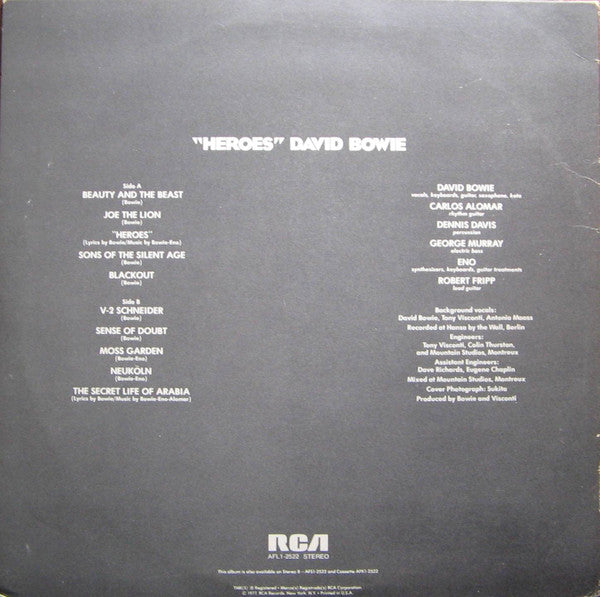 David Bowie - "Heroes"