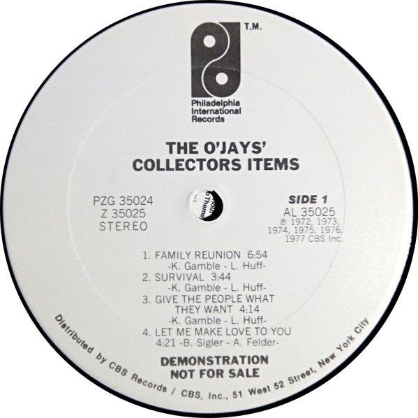 The O'Jays - The O'Jays' Collectors' Items