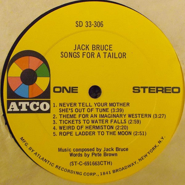 Jack Bruce - Songs For A Tailor