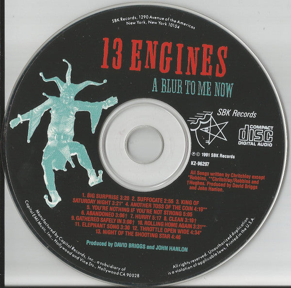 13 Engines - A Blur To Me Now