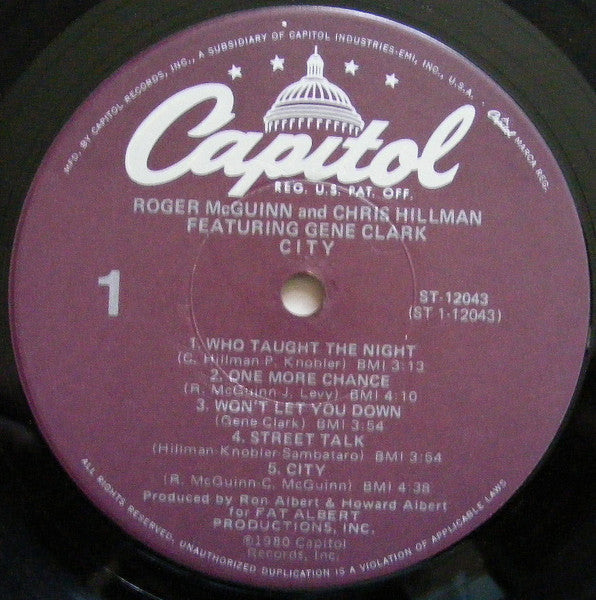 McGuinn, Clark & Hillman - City