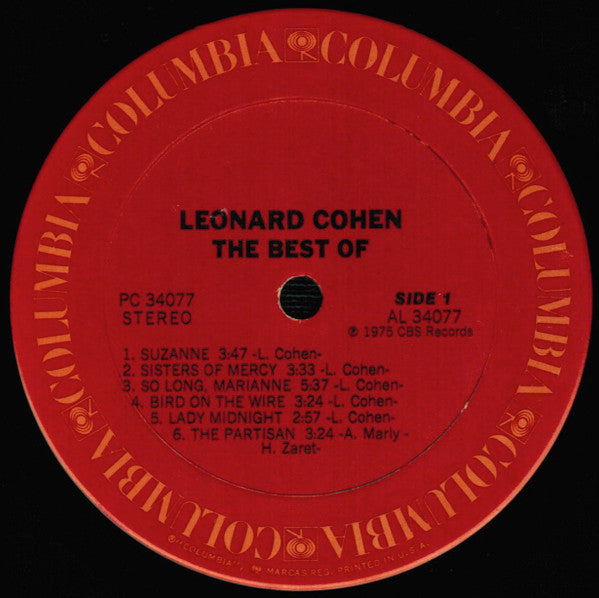 Leonard Cohen - The Best Of