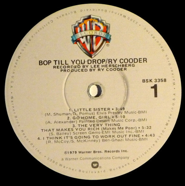 Ry Cooder - Bop Till You Drop